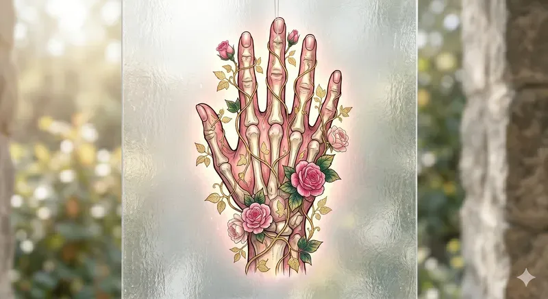 Luxury Stained Glass Botanical Anatomies C