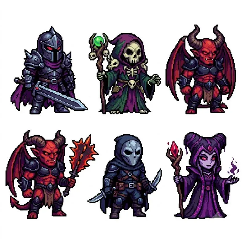 16bit RPG Character Sprite Set Studios