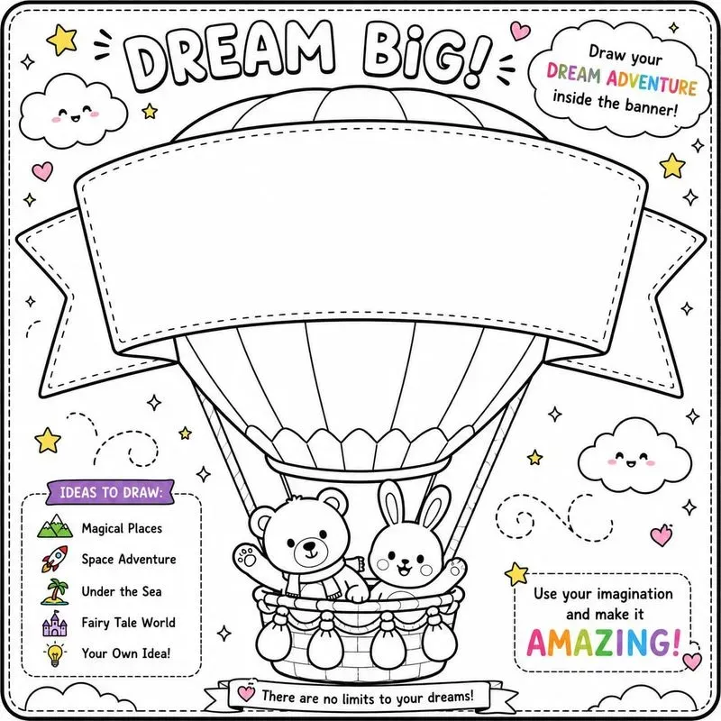 Kids Activity Coloring Pages