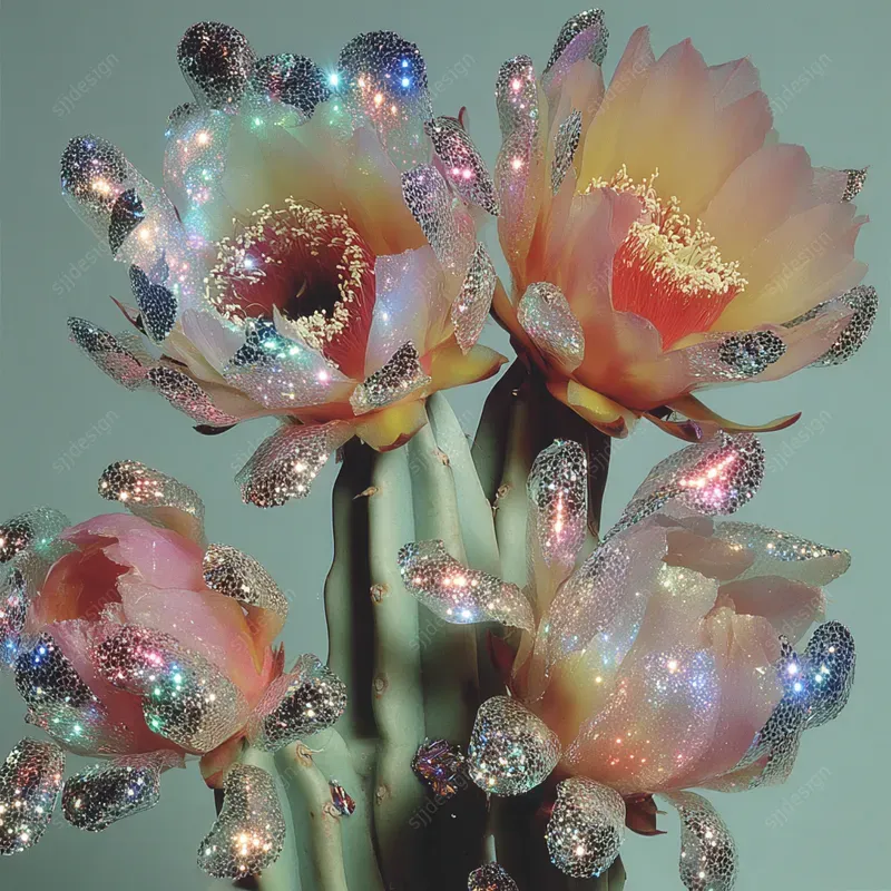 Glitter Prism Portrait Aesthetics