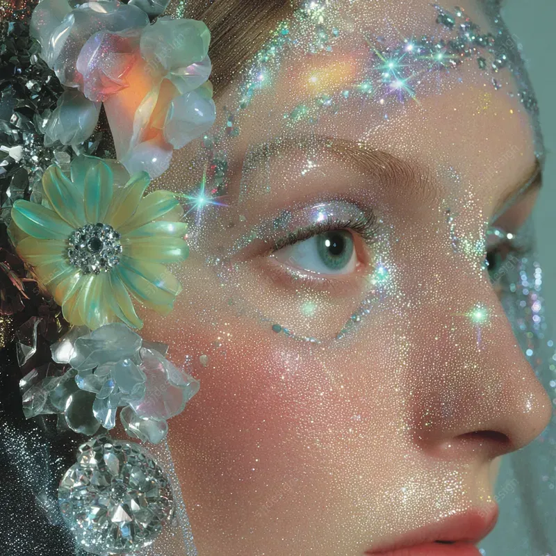 Glitter Prism Portrait Aesthetics