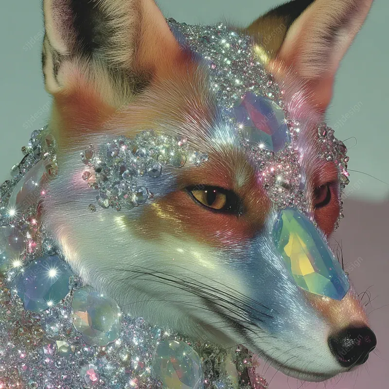Glitter Prism Portrait Aesthetics
