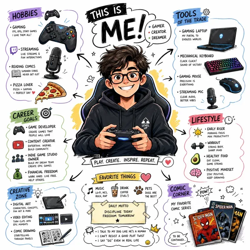Sketchnote Selfie Character Packs