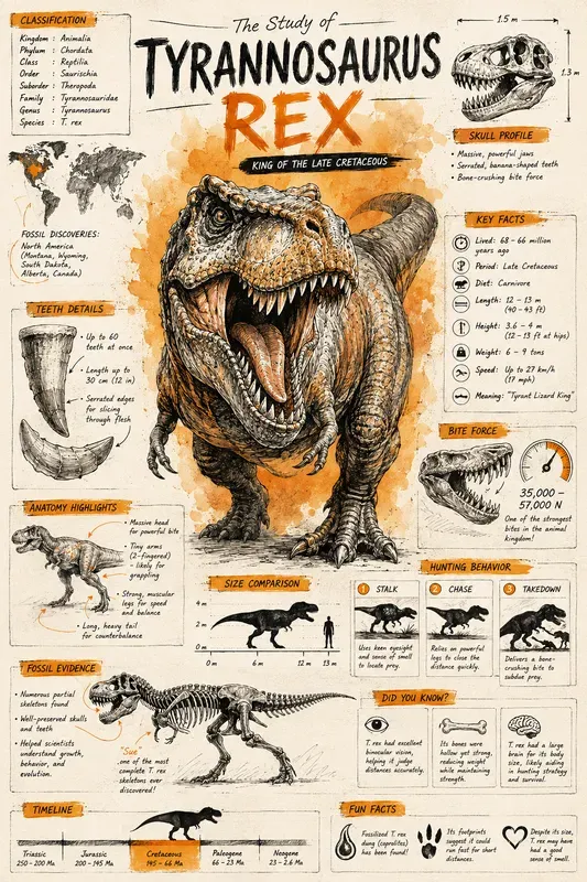 Educational Dinosaur Sketchnote Assets