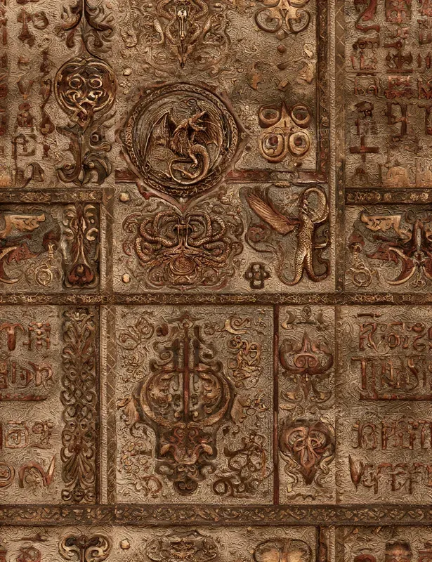 Medieval Occult Tapestry Patterns