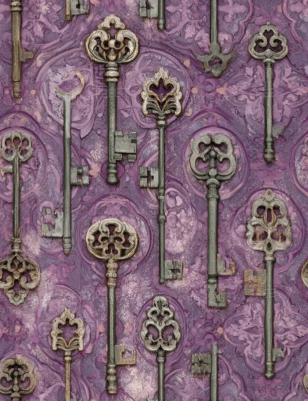 Medieval Occult Tapestry Patterns