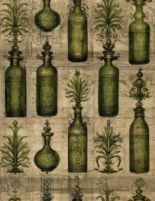 Medieval Occult Tapestry Patterns