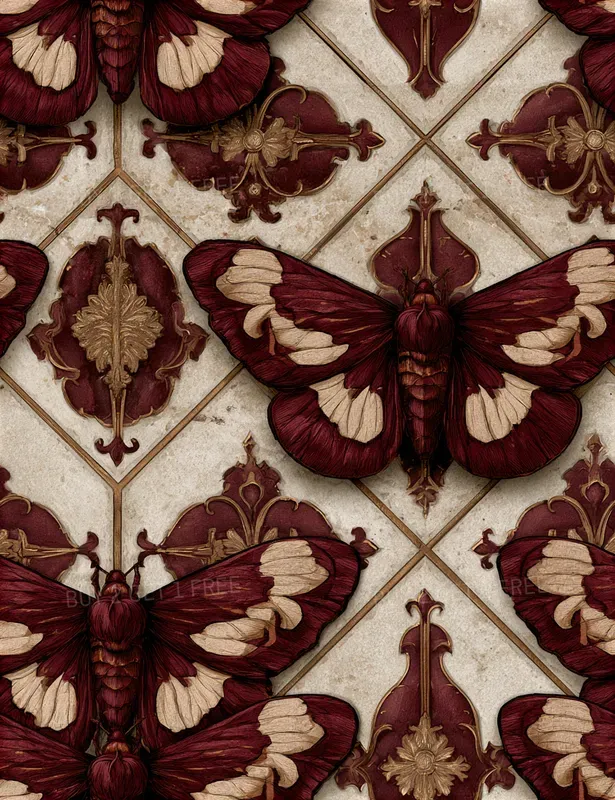 Medieval Occult Tapestry Patterns