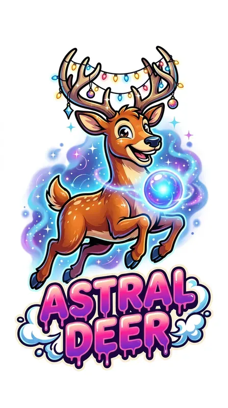 Space Astronaut Animal Cartoon Stickers