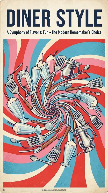 Retro Kitchen Pop Art Posters