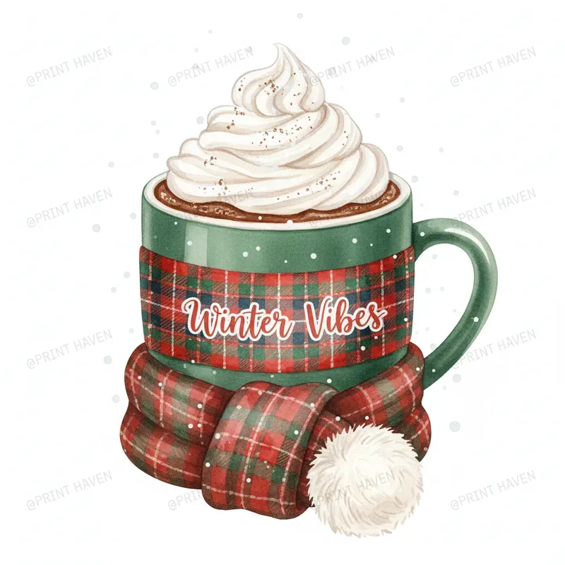Winter In Mug Clipart For Etsy Sellers