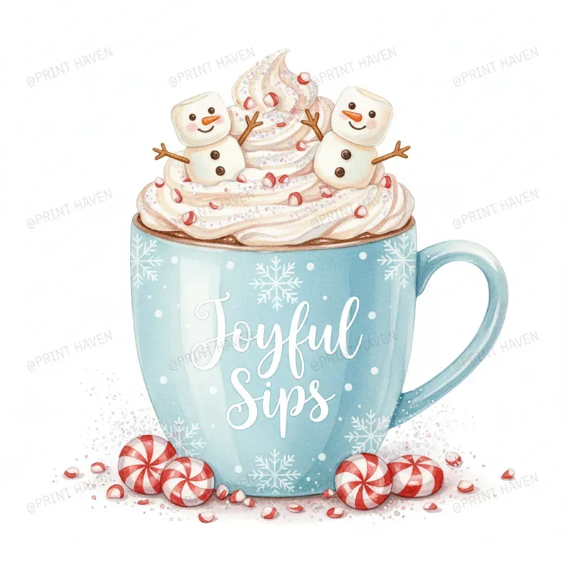 Winter In Mug Clipart For Etsy Sellers