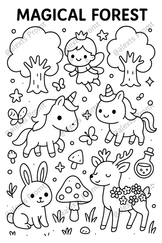 Coloring Book Generators Find And Color
