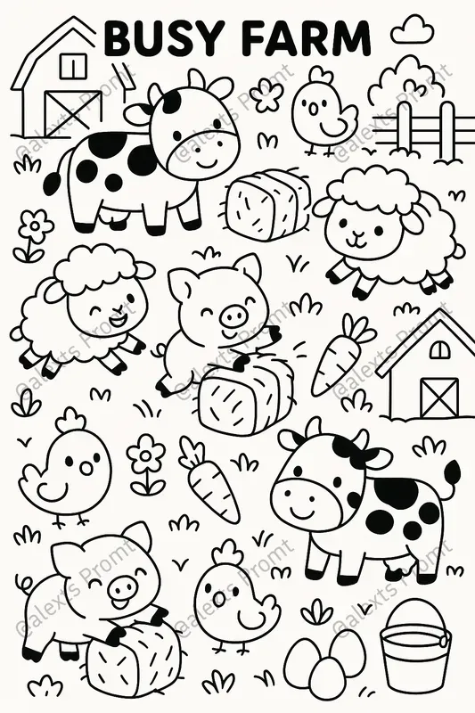 Coloring Book Generators Find And Color