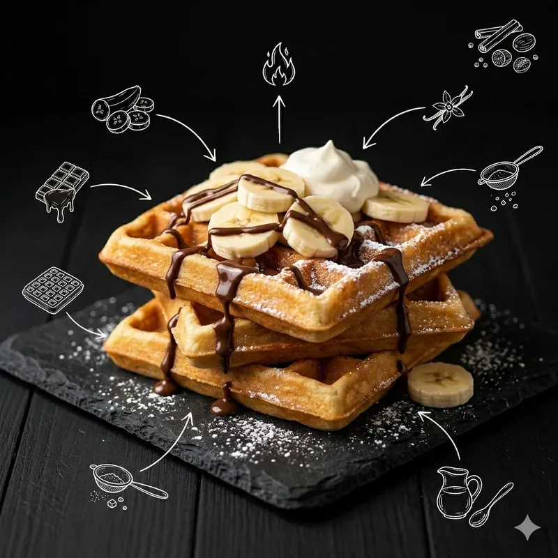 Food Photography Doodle Overlay Posters