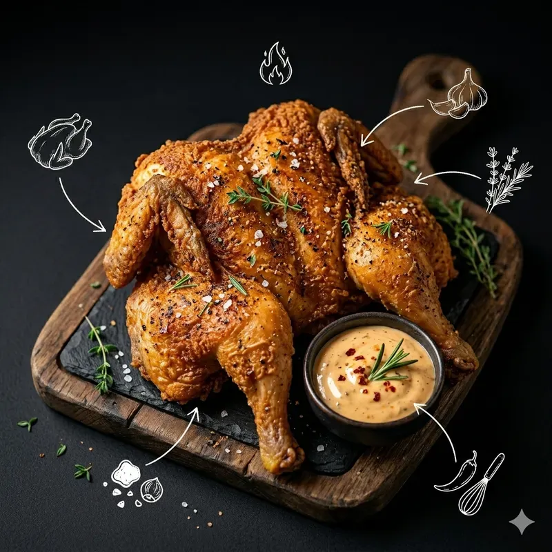 Food Photography Doodle Overlay Posters