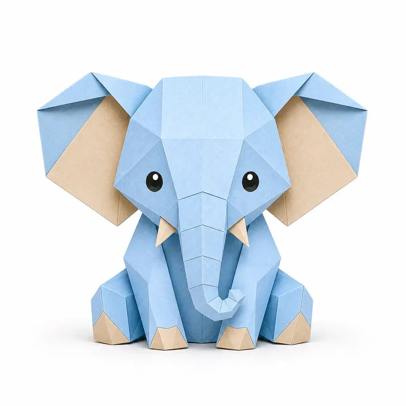 Cute Origami Animal Premium Templates