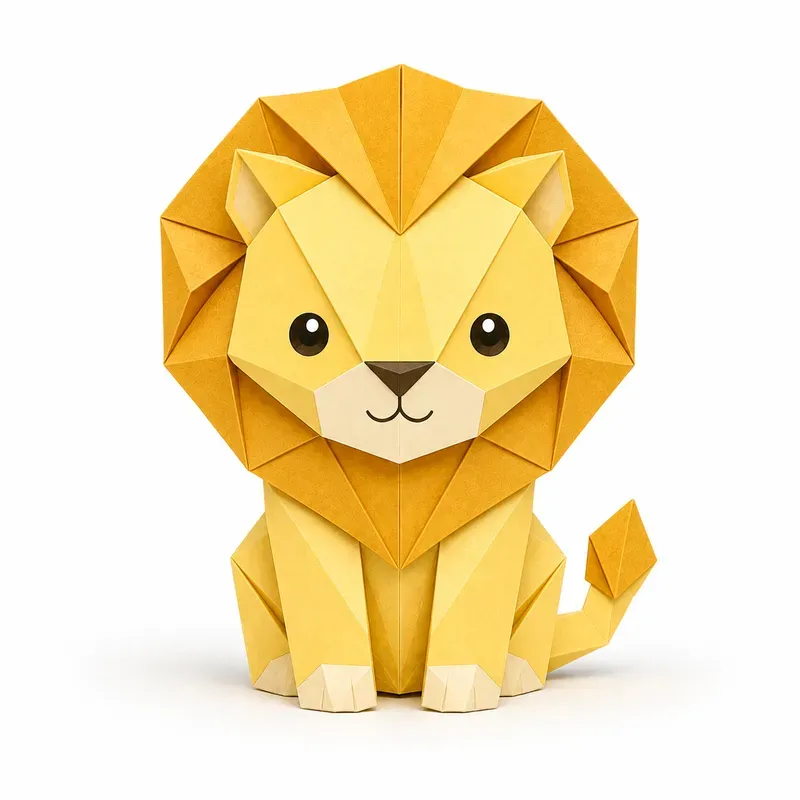 Cute Origami Animal Premium Templates