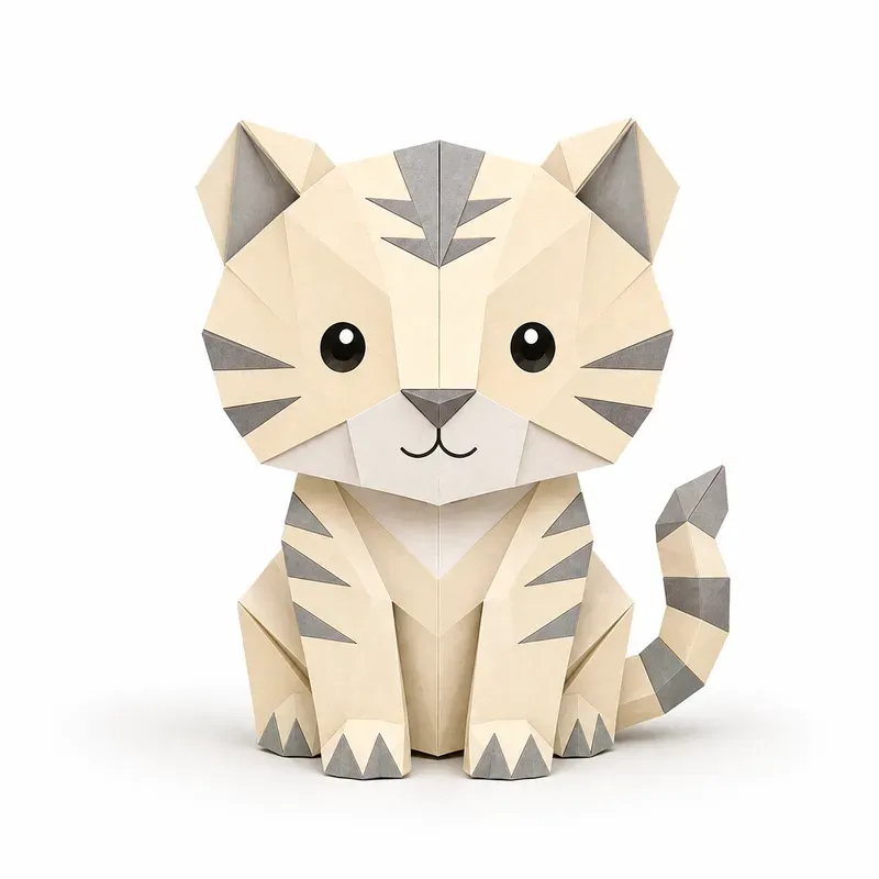 Cute Origami Animal Premium Templates