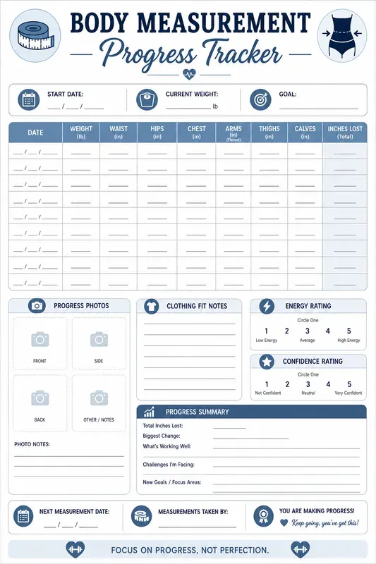 Fitness Weight Loss Planner Pages