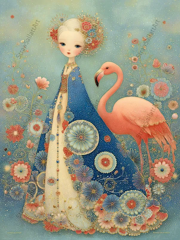Fantasy Vibrant Storybook Ephemera Pages