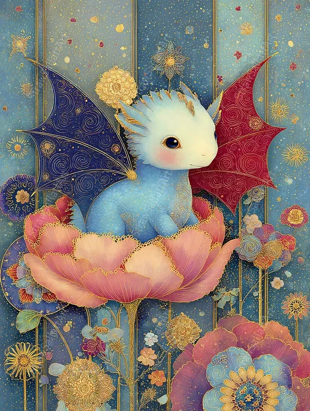Fantasy Vibrant Storybook Ephemera Pages