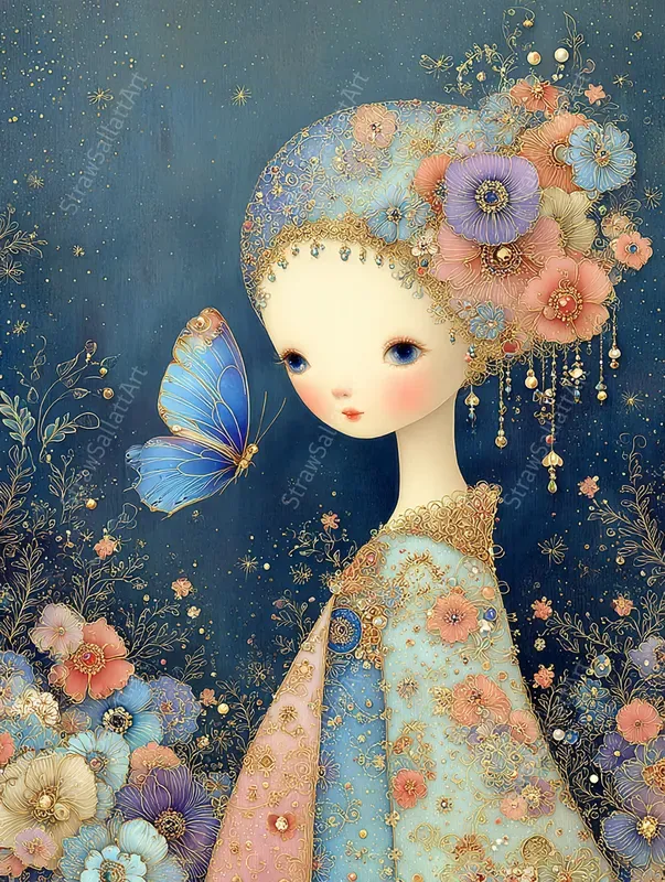 Fantasy Vibrant Storybook Ephemera Pages