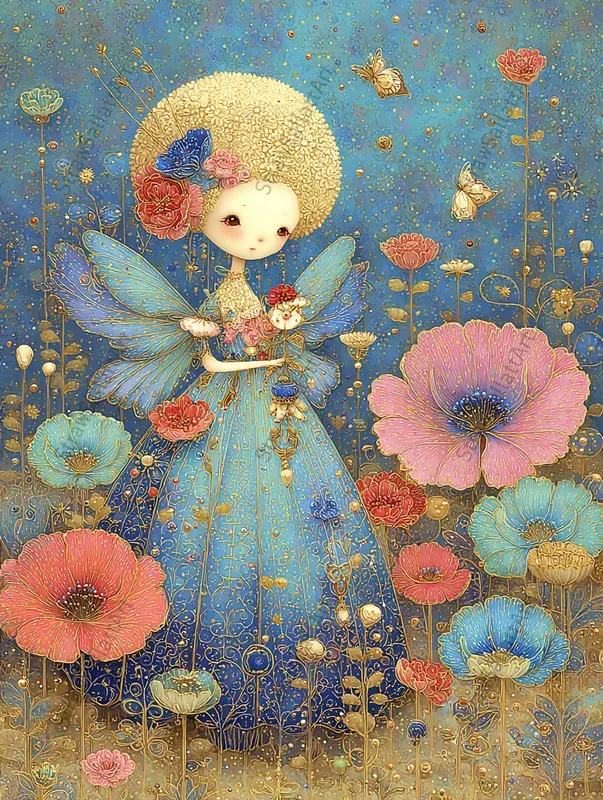 Fantasy Vibrant Storybook Ephemera Pages