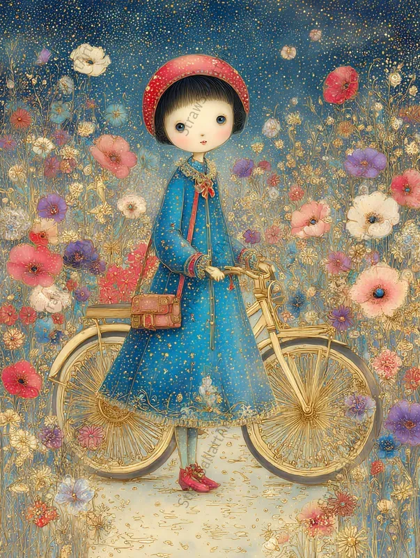 Fantasy Vibrant Storybook Ephemera Pages