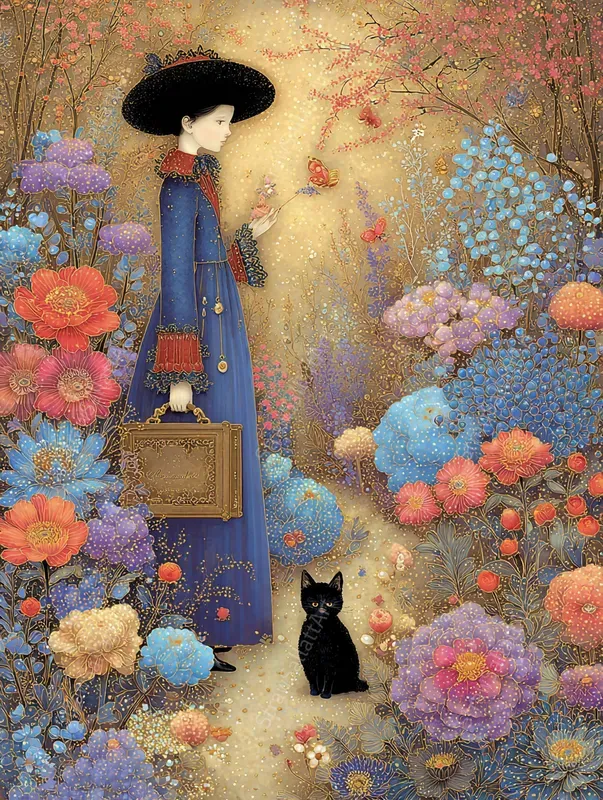 Fantasy Vibrant Storybook Ephemera Pages