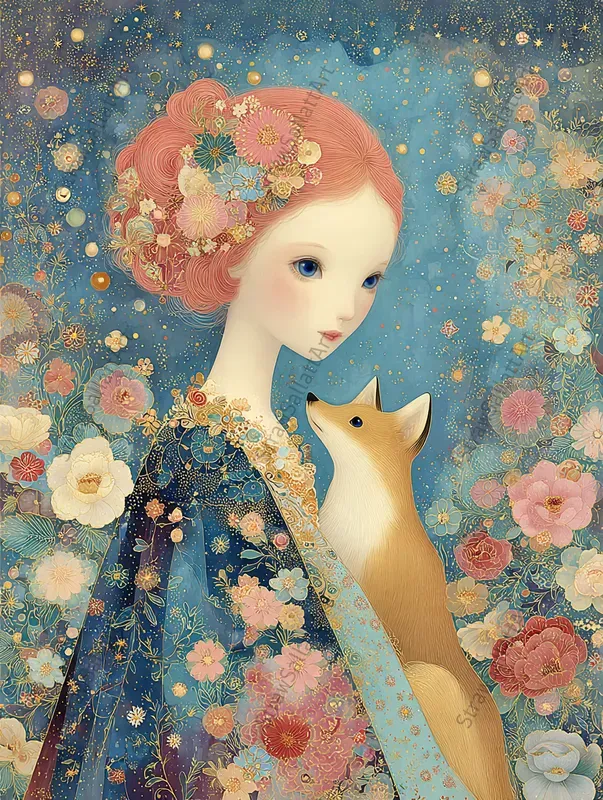 Fantasy Vibrant Storybook Ephemera Pages