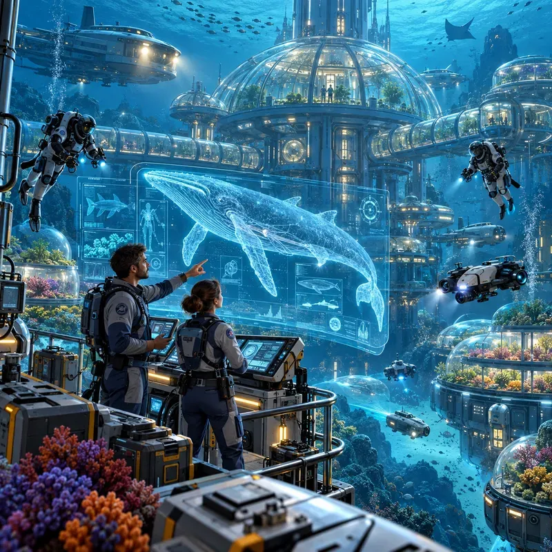 Futuristic Science Technology Concepts