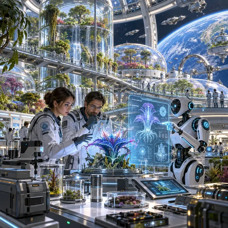 Futuristic Science Technology Concepts