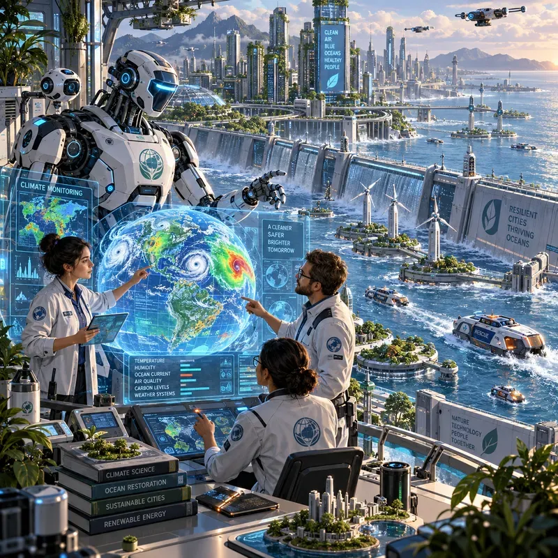 Futuristic Science Technology Concepts