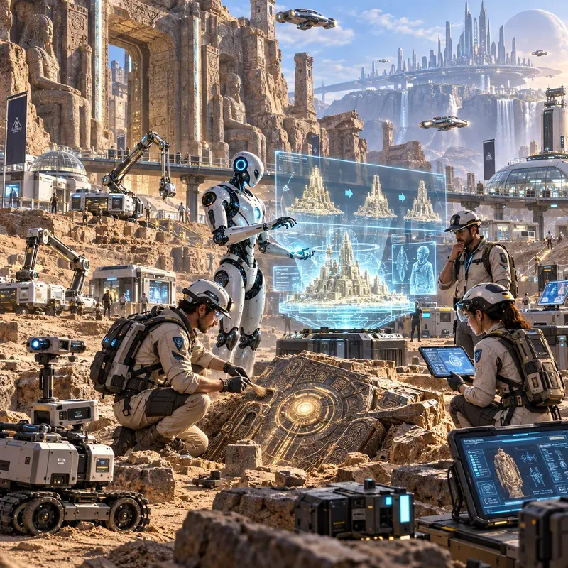 Futuristic Science Technology Concepts