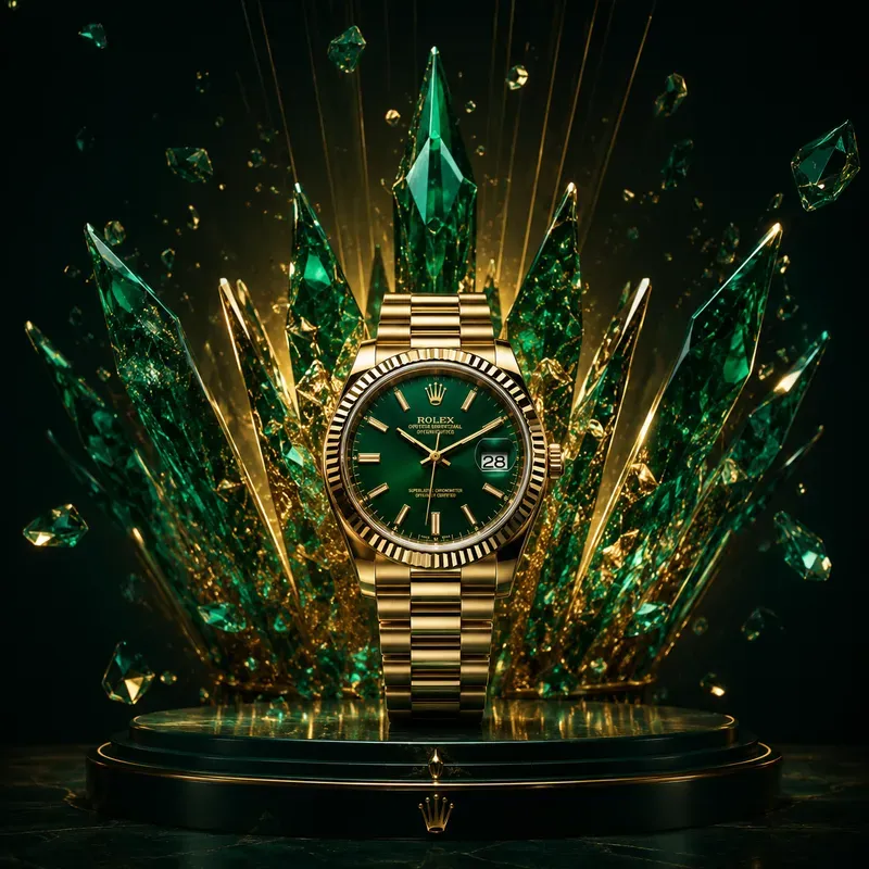 Luxury Crown Watch Prestige Poster Art