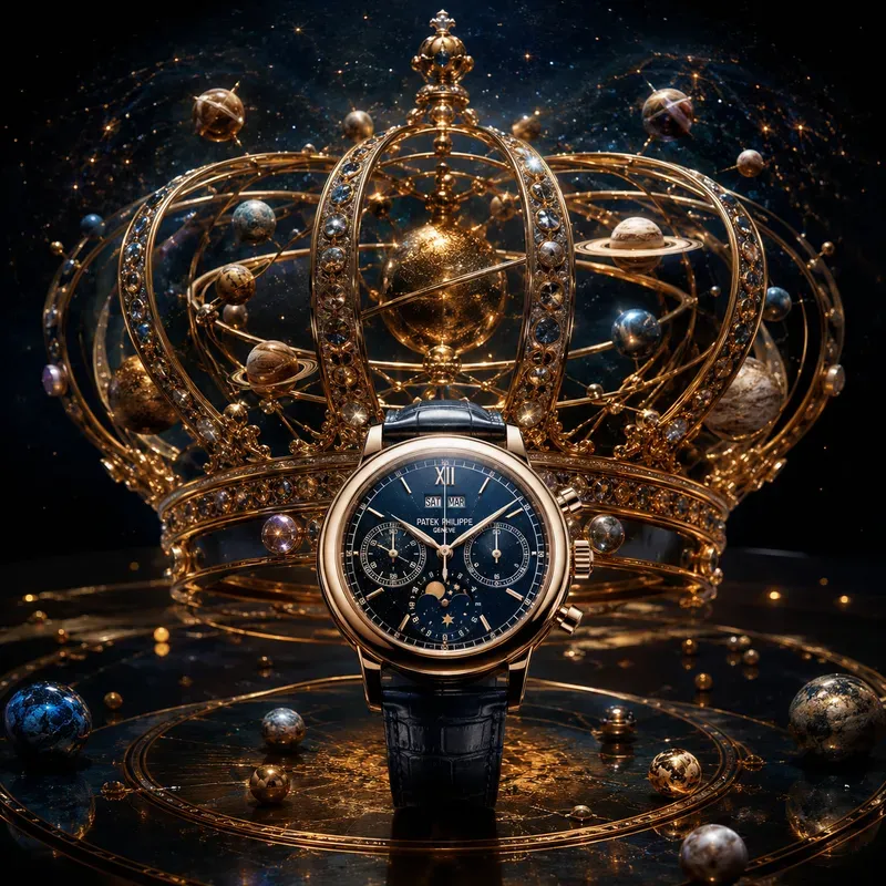 Luxury Crown Watch Prestige Poster Art