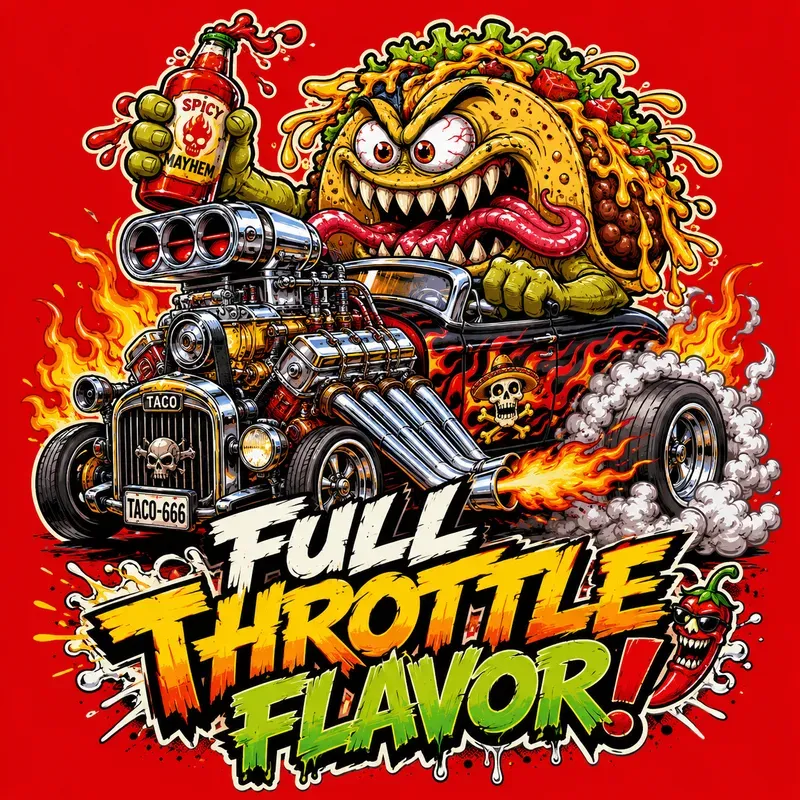 Monster Engine Mayhem Tshirts