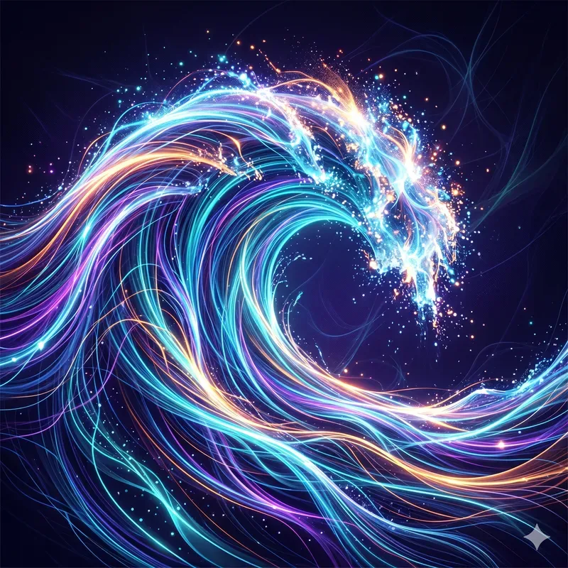 Brilliant Living Light Energy Forms
