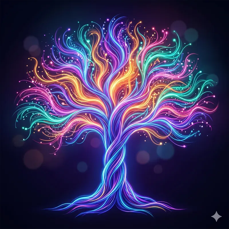 Brilliant Living Light Energy Forms