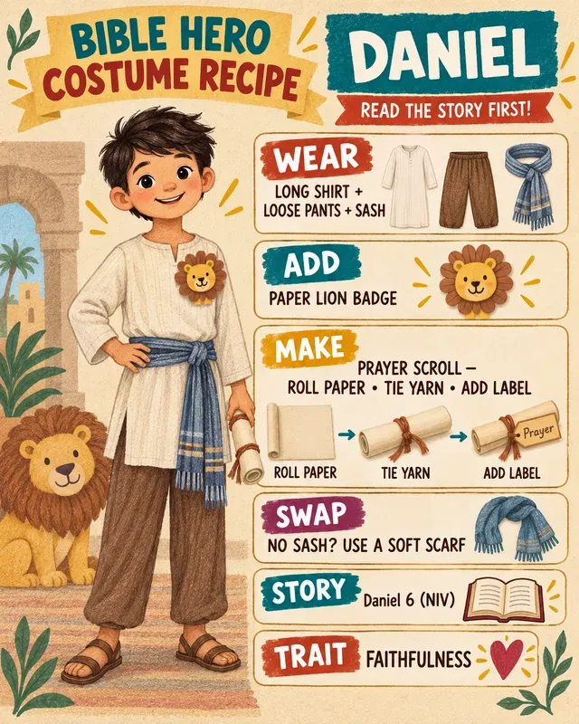 Easy Bible Hero Costume Kits