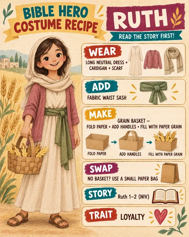 Easy Bible Hero Costume Kits