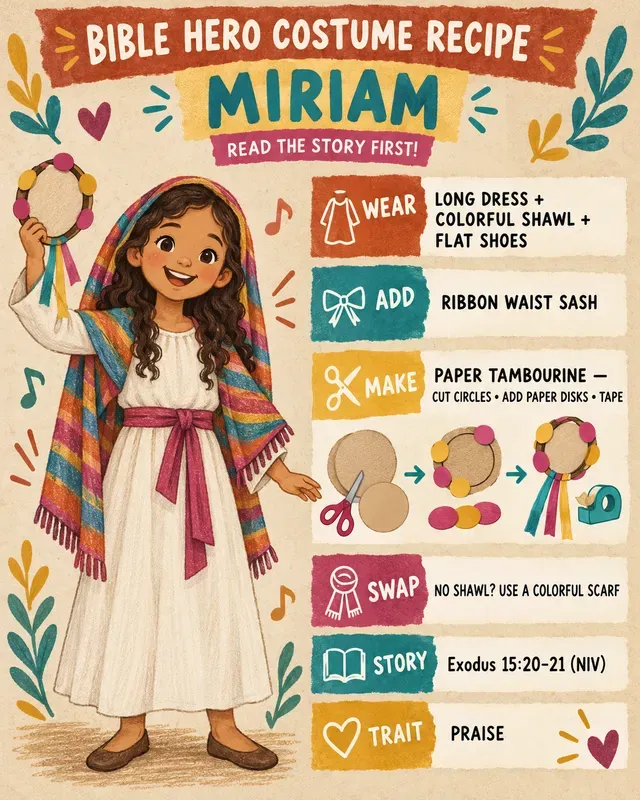 Easy Bible Hero Costume Kits