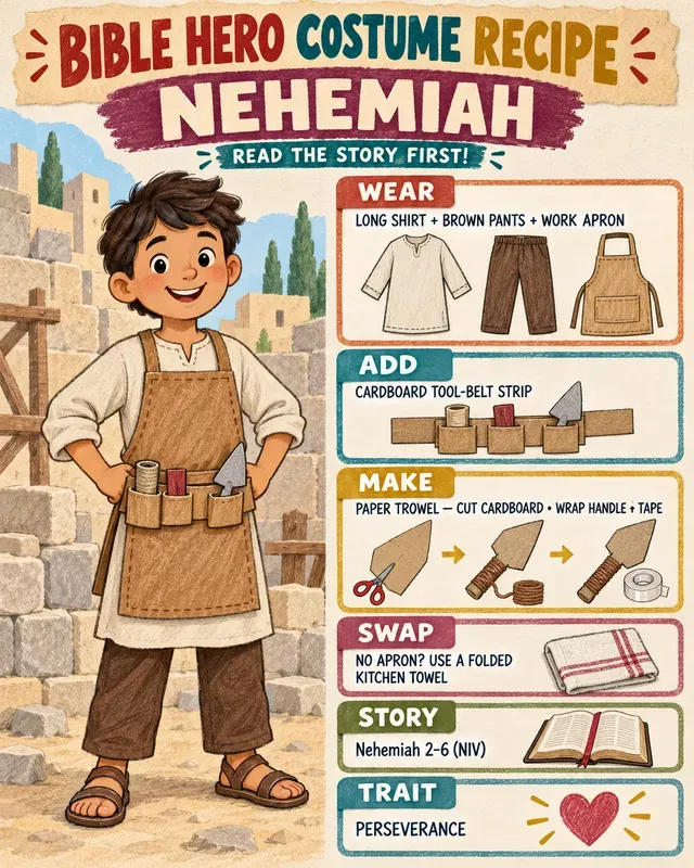 Easy Bible Hero Costume Kits