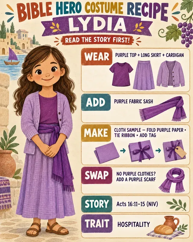 Easy Bible Hero Costume Kits