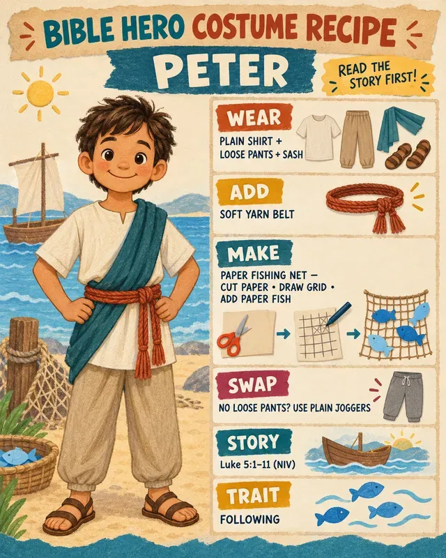Easy Bible Hero Costume Kits