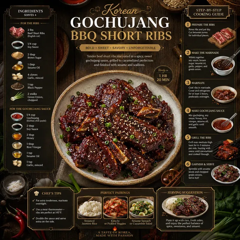 Luxury Recipe Infographics
