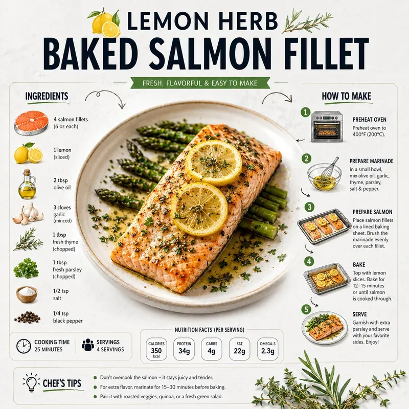 Minimal Recipe Infographics