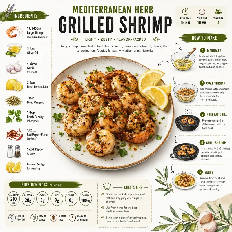 Minimal Recipe Infographics