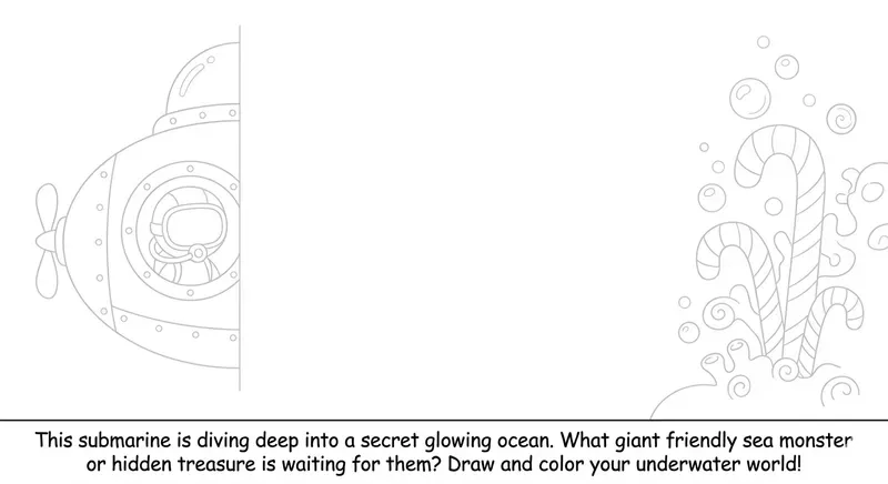 Interactive Story Coloring Pages For Kids